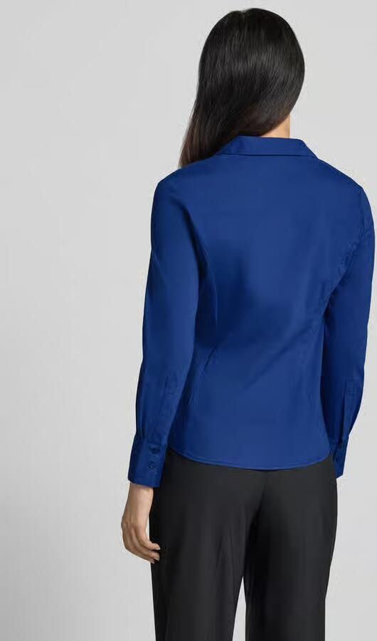 MORE & MORE Overhemdblouse van katoenmix
