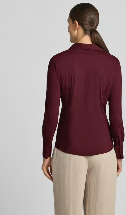 MORE & MORE Overhemdblouse van katoenmix - Foto 2
