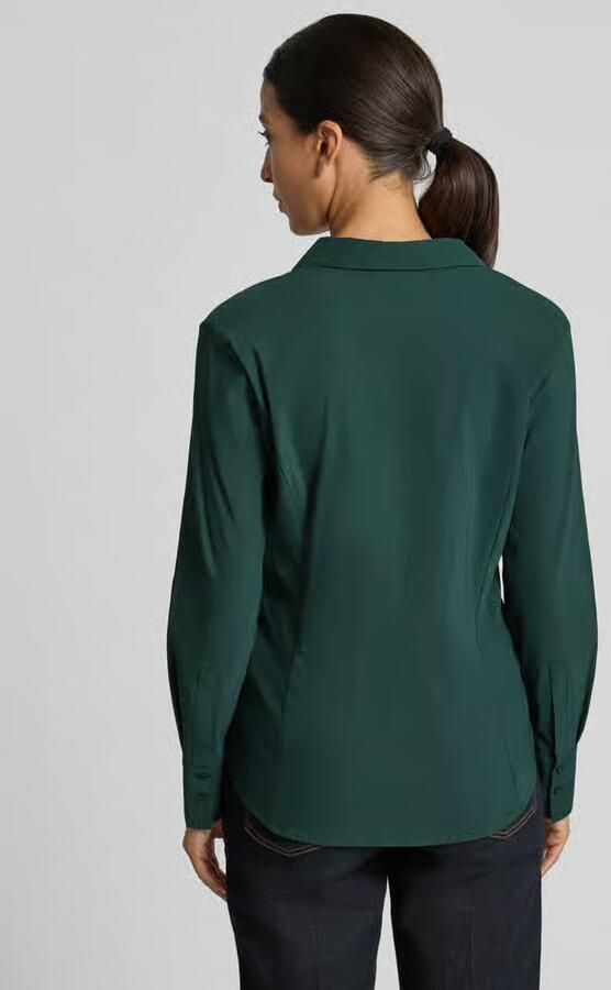 MORE & MORE Overhemdblouse van katoenmix - Foto 3