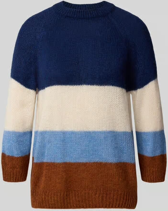 MORE & MORE pullover in relaxed fit met wol in tricotlook