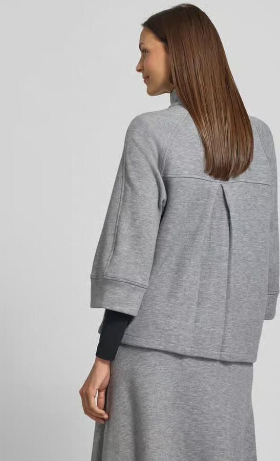 MORE & MORE Regular fit blazer met 3 4-mouwen van viscosemix