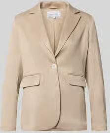 MORE & MORE regular fit blazer met klepzakken