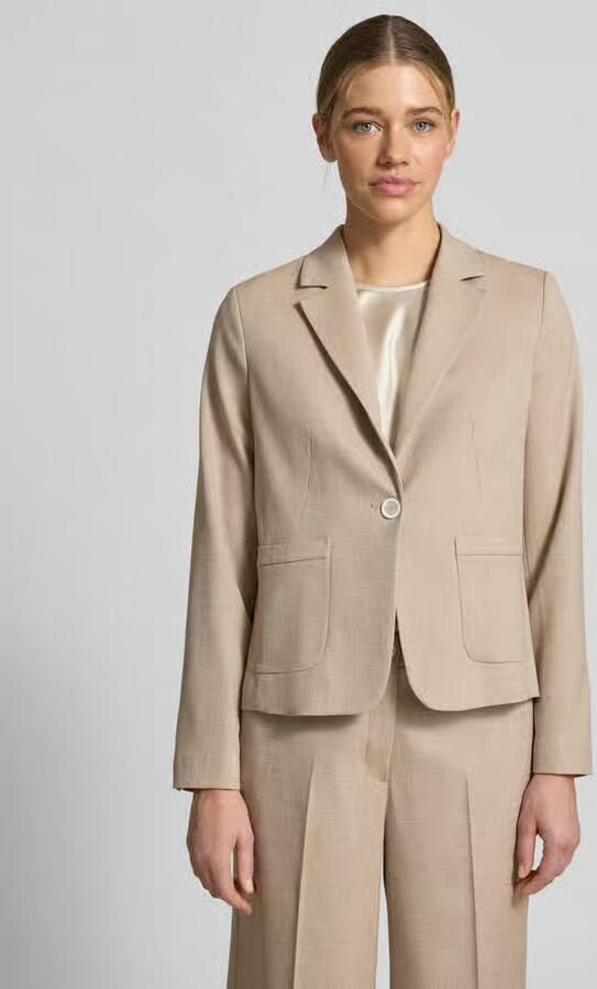 MORE & MORE regular fit blazer met reverskraag en knoopsluiting - Foto 3