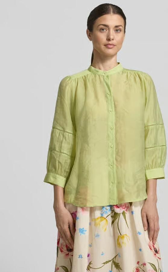 MORE & MORE regular fit blouse met 3 4-mouw - Foto 2