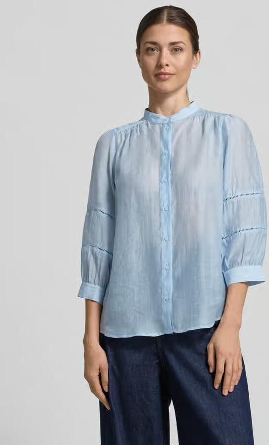 MORE & MORE regular fit blouse met 3 4-mouw - Foto 3