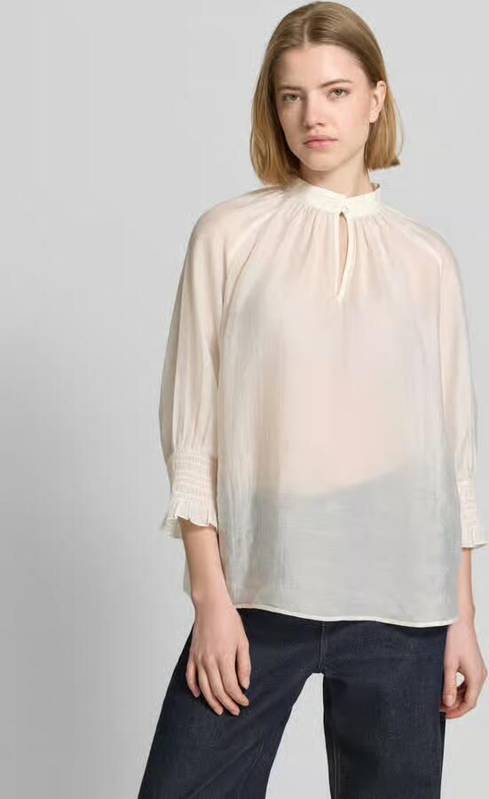MORE & MORE regular fit blouse met 3 4-mouw - Foto 3