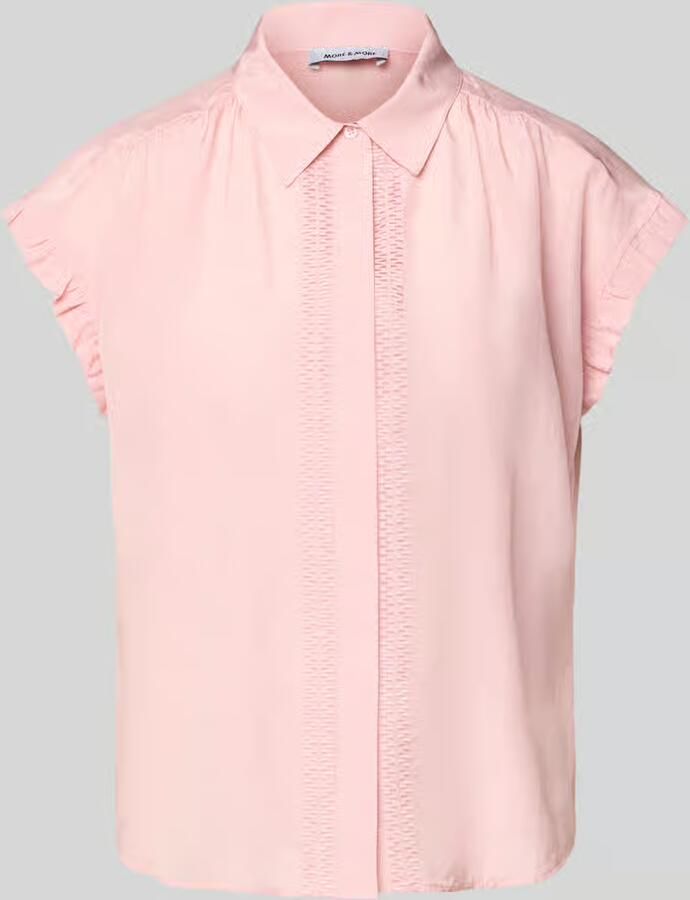 MORE & MORE regular fit blouse met blinde knoopsluiting - Foto 2