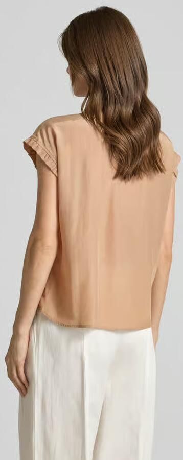 MORE & MORE regular fit blouse met blinde knoopsluiting - Foto 3