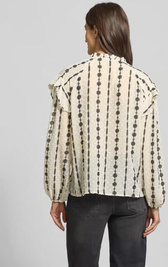 MORE & MORE Regular fit blouse met stitchings - Foto 3
