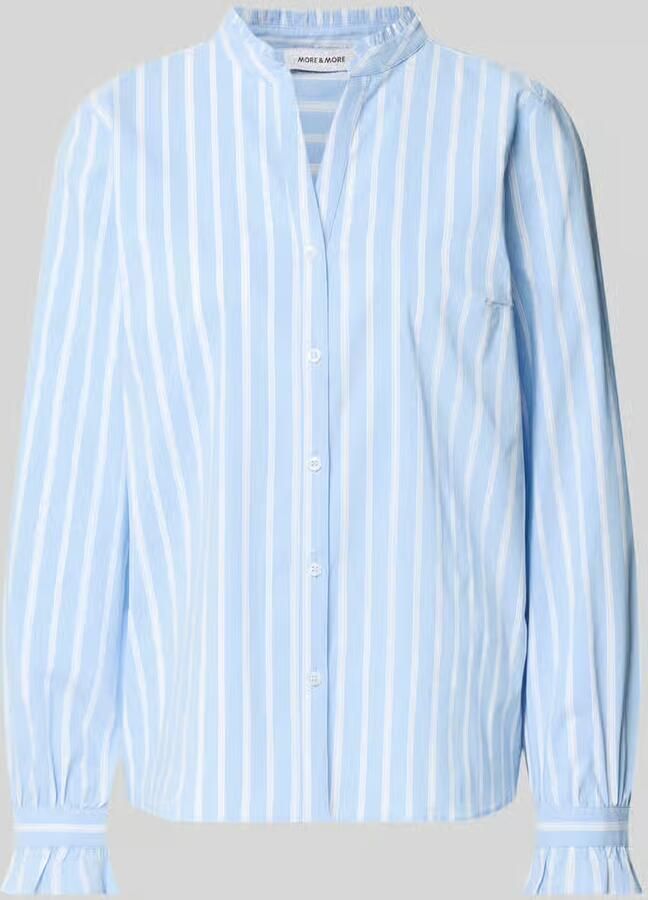 MORE & MORE Regular fit blouse met v-hals