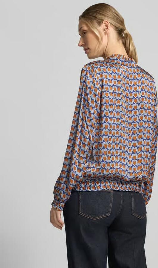 MORE & MORE Regular fit blouse van pure viscose
