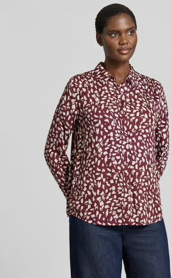 MORE & MORE Regular fit blouse van viscose in all-over look - Foto 2