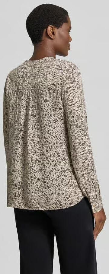 MORE & MORE Regular fit blouse van viscose met v-hals - Foto 3