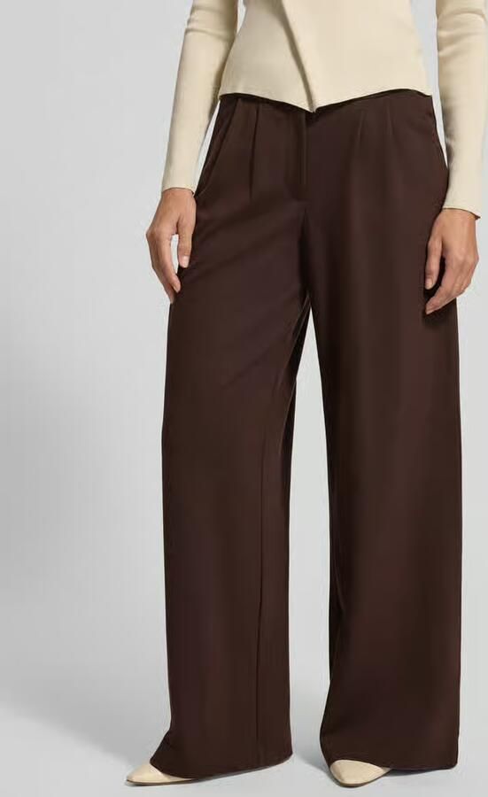 MORE & MORE Regular fit broek met bandplooien - Foto 2