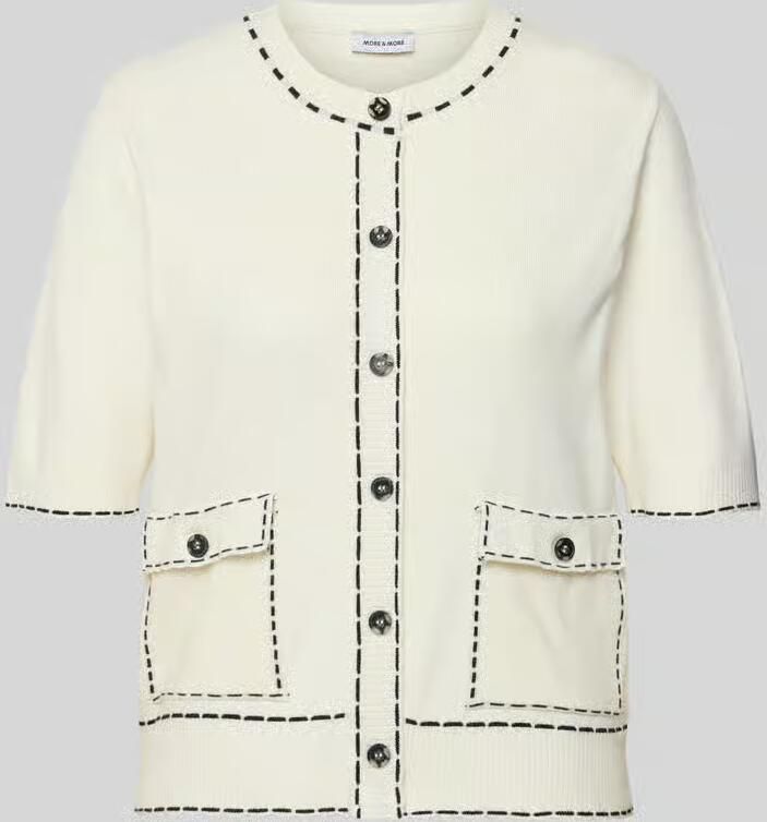 MORE & MORE regular fit cardigan van viscosemix - Foto 3