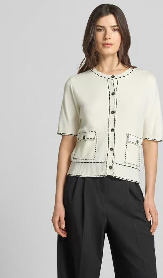 MORE & MORE regular fit cardigan van viscosemix - Foto 4