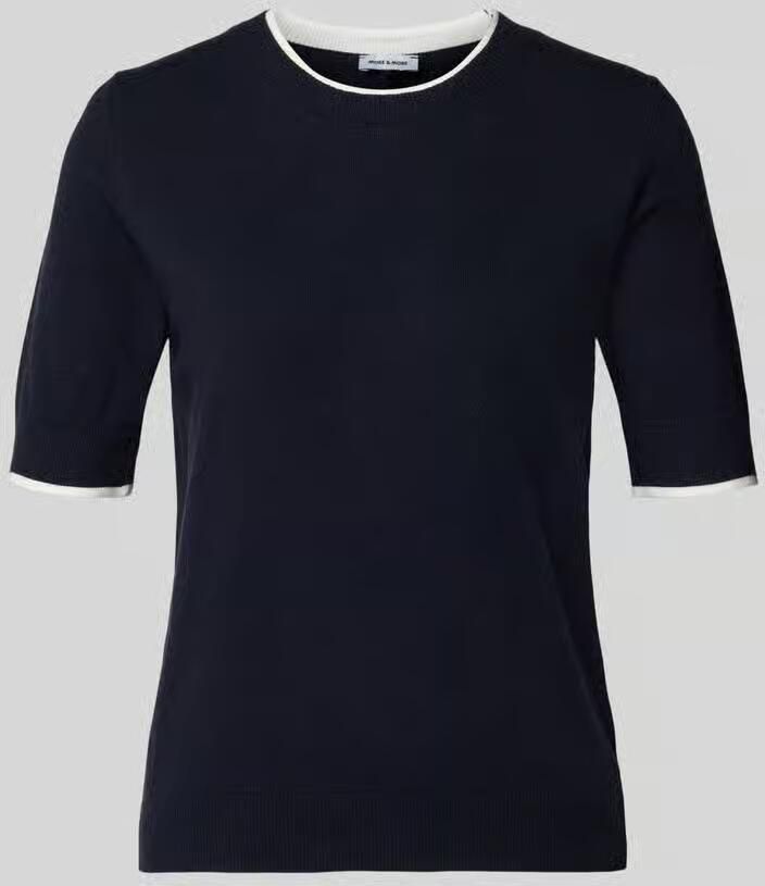 MORE & MORE Regular fit gebreide pullover met ronde hals - Foto 2
