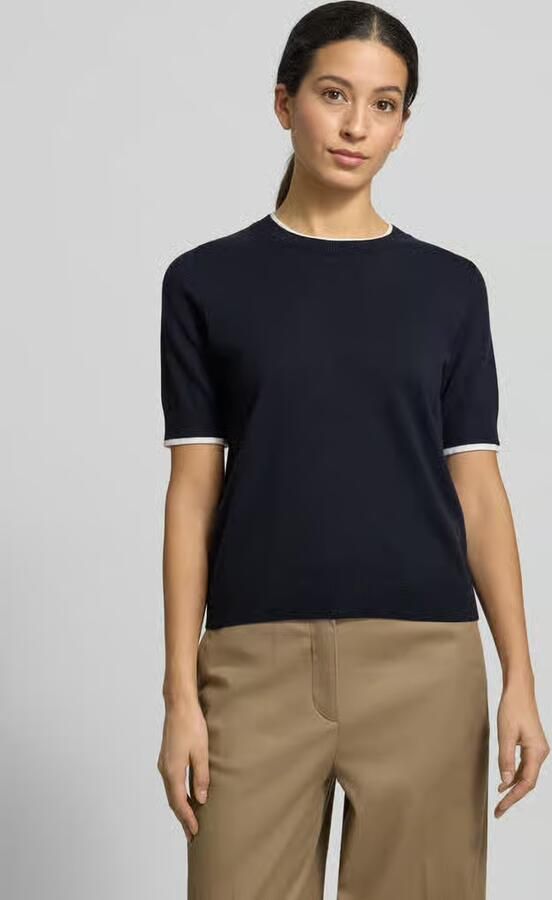 MORE & MORE Regular fit gebreide pullover met ronde hals - Foto 3