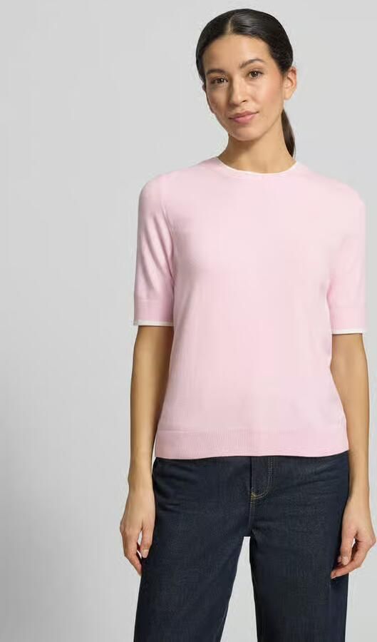 MORE & MORE Regular fit gebreide pullover met ronde hals - Foto 3