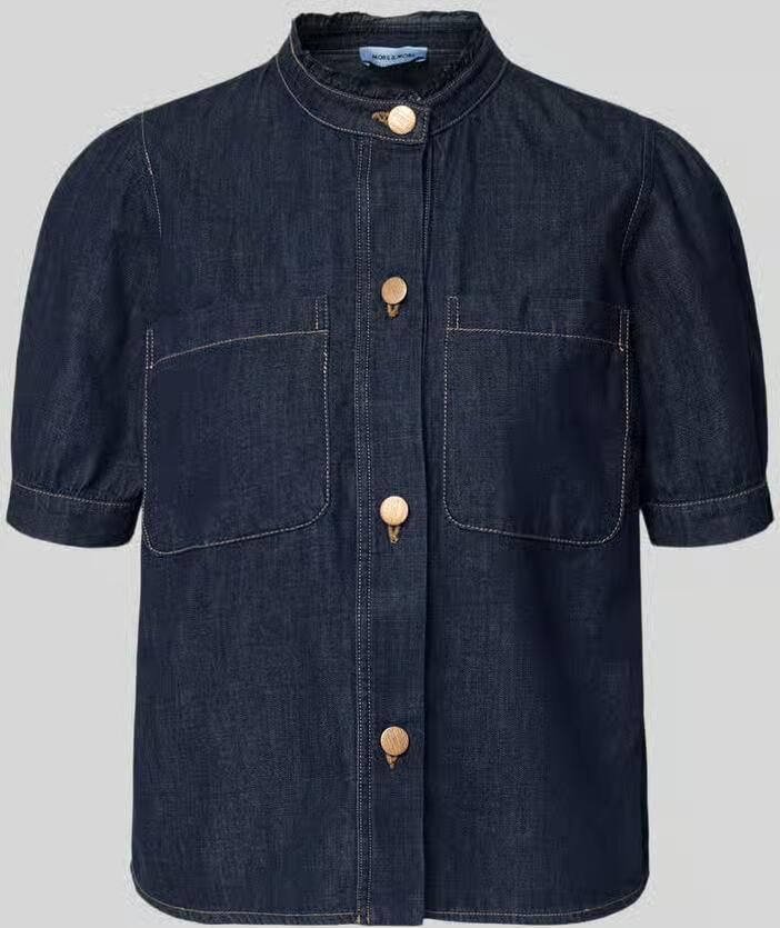 MORE & MORE regular fit jeansblouse met borstzakken - Foto 2