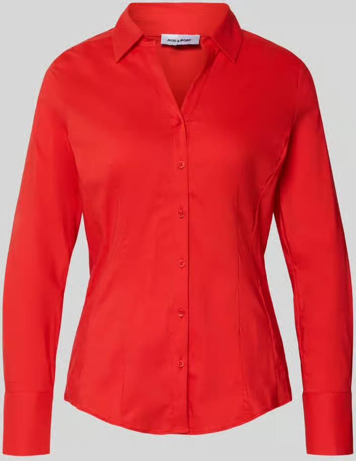 MORE & MORE Regular fit overhemdblouse in langärmeliges design model 'Februar' - Foto 2