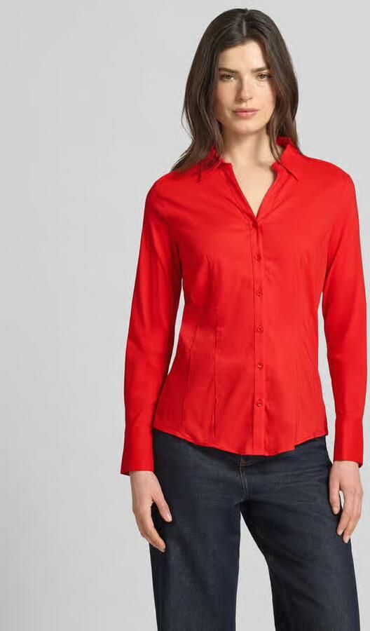 MORE & MORE Regular fit overhemdblouse in langärmeliges design model 'Februar' - Foto 3