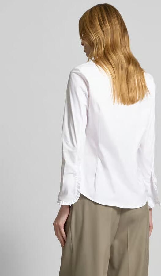 MORE & MORE Regular fit overhemdblouse met blinde knoopsluiting - Foto 4