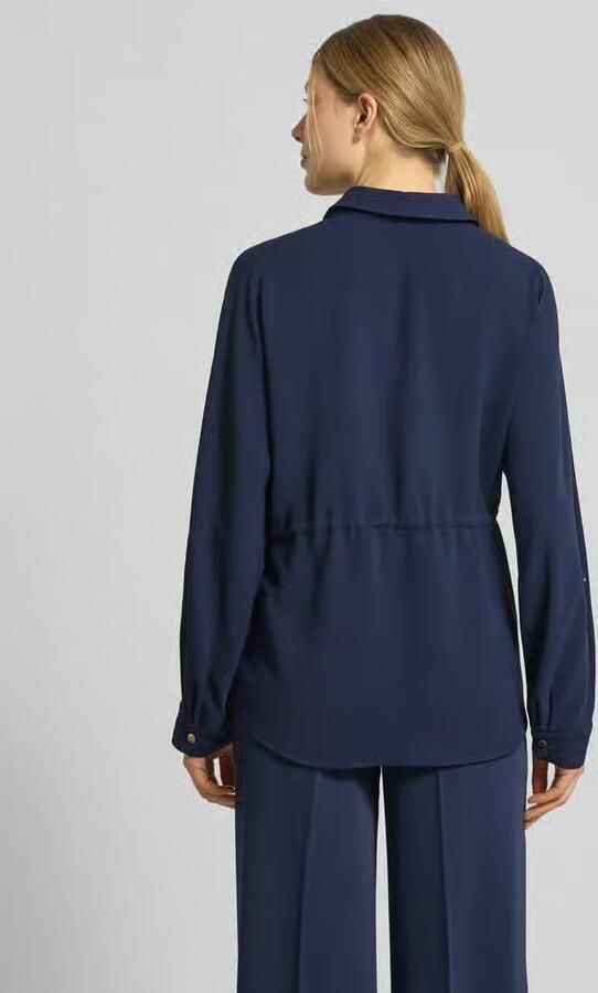 MORE & MORE regular fit overhemdblouse met borstzakken model 'Februar' - Foto 4