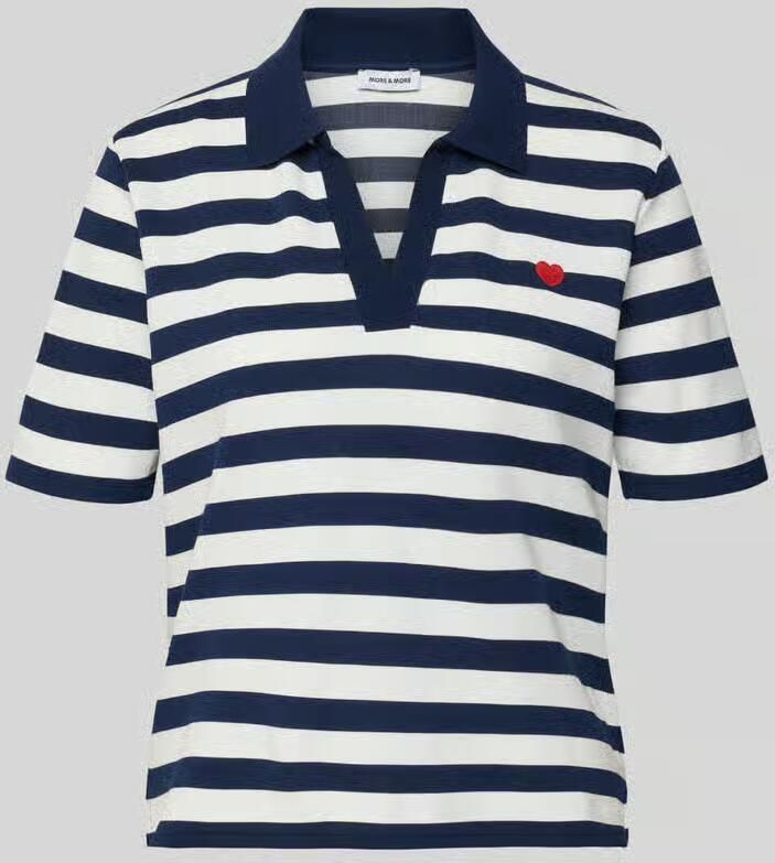 MORE & MORE regular fit poloshirt met viscosegehalte model 'Februar'