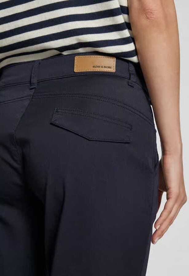 MORE & MORE Regular fit stoffen broek met steekzakken - Foto 2