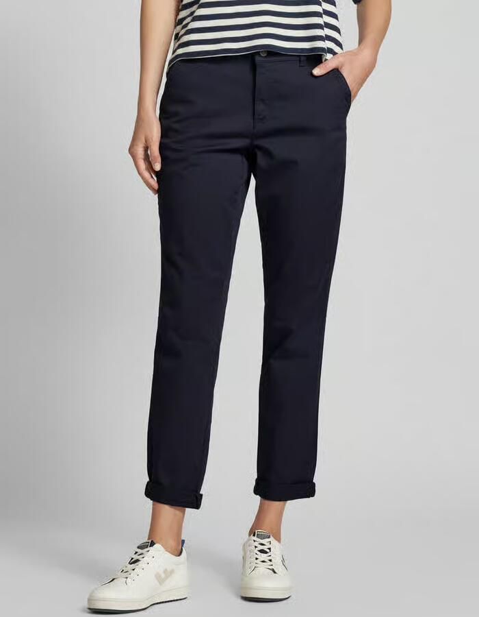MORE & MORE Regular fit stoffen broek met steekzakken - Foto 2