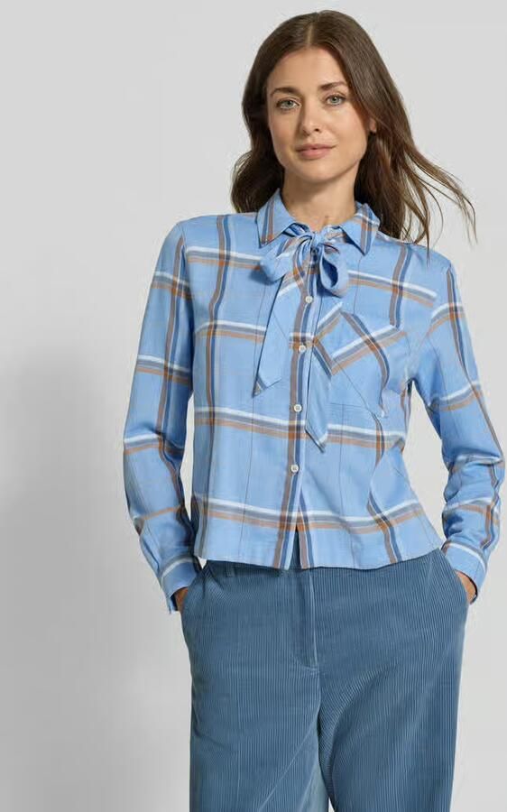 MORE & MORE Regular fit strikblouse met borstzak - Foto 2