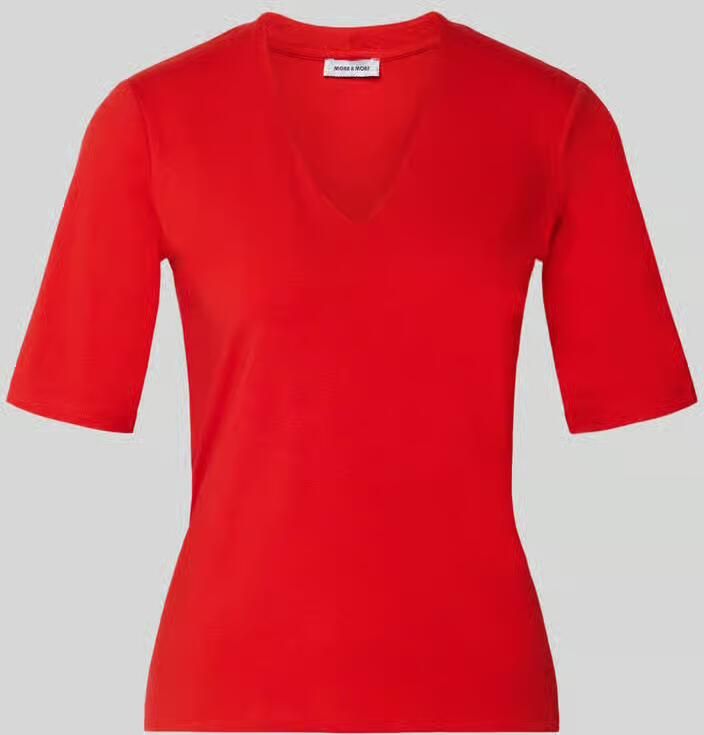 MORE & MORE regular fit T-shirt met V-hals - Foto 2