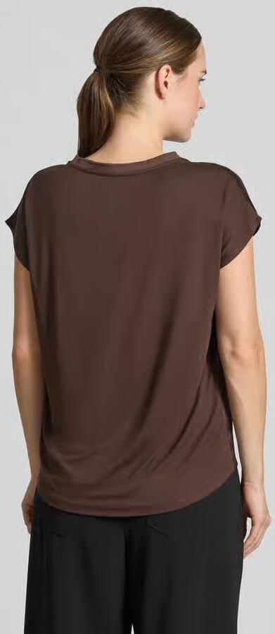 MORE & MORE Regular fit t-shirt van viscose met stretch - Foto 3