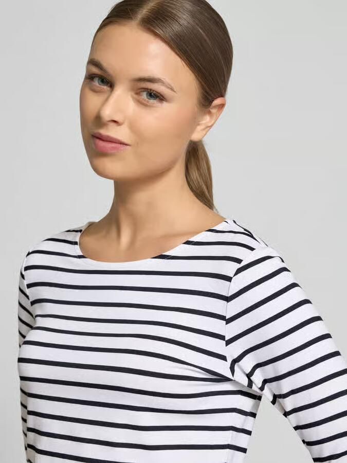 MORE & MORE Regular Fit T-shirt van viscosemix