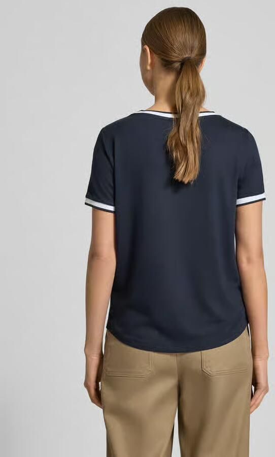 MORE & MORE Regular Fit T-shirt van viscosemix - Foto 3