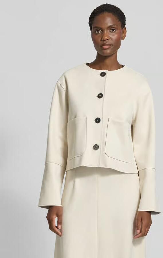 MORE & MORE Relaxed fit blazer met ronde hals - Foto 2