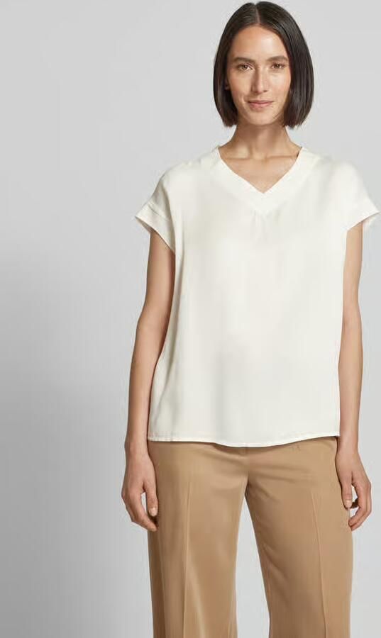 MORE & MORE Relaxed fit blouseshirt met V-hals - Foto 3