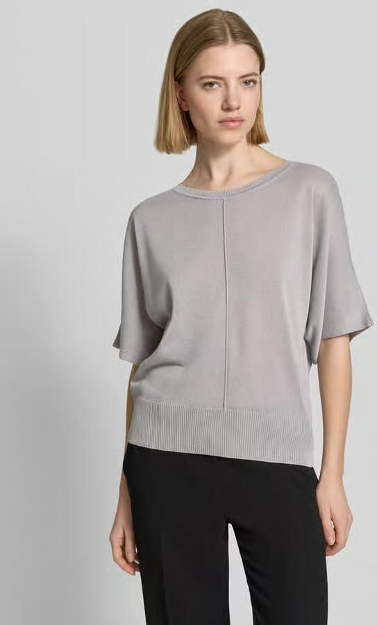 MORE & MORE relaxed fit bovendeel van viscosemix in tricotlook - Foto 3