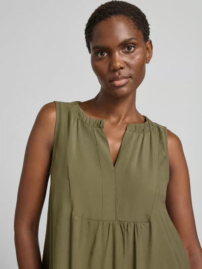 MORE & MORE relaxed fit jurk met serafinohals - Foto 3