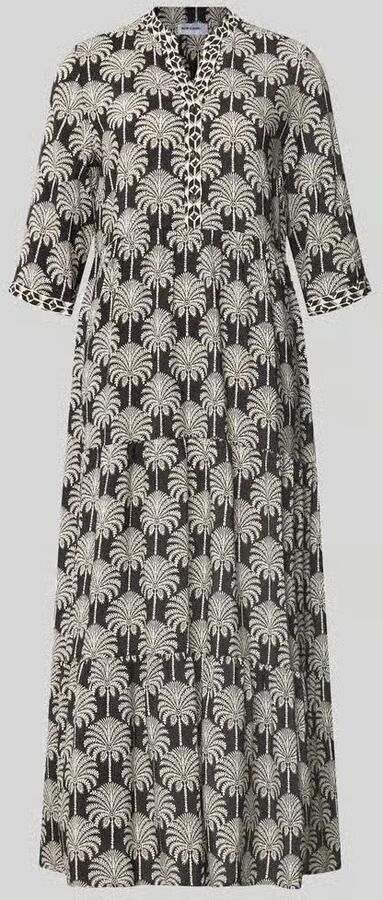 MORE & MORE Relaxed fit midi-jurk van pure viscose - Foto 3