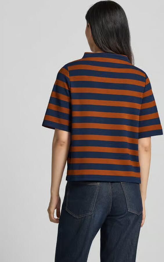 MORE & MORE relaxed fit t-shirt met viscose
