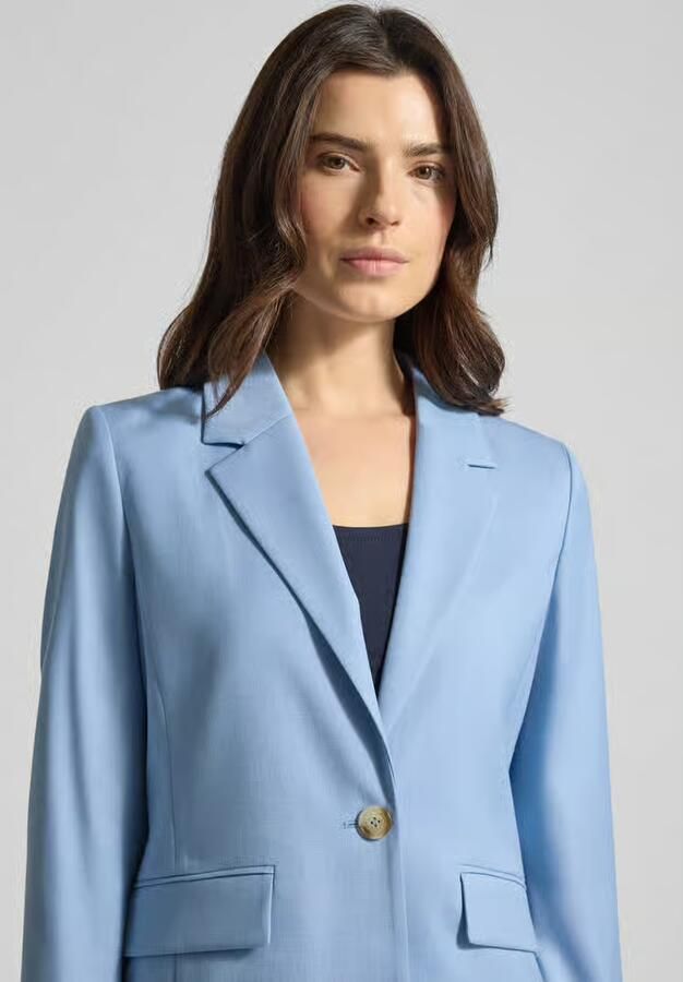 MORE & MORE Slim fit blazer met klepzakken
