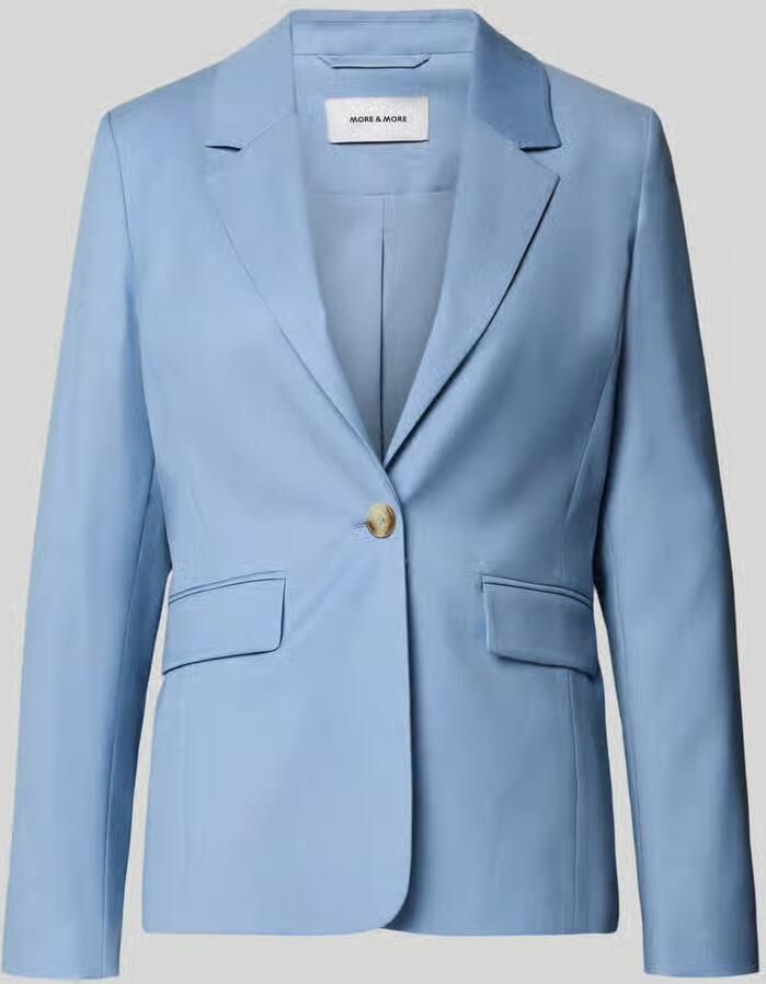 MORE & MORE Slim fit blazer met klepzakken - Foto 2