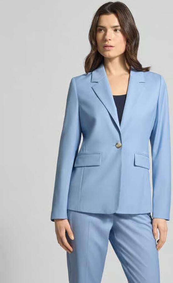 MORE & MORE Slim fit blazer met klepzakken - Foto 2
