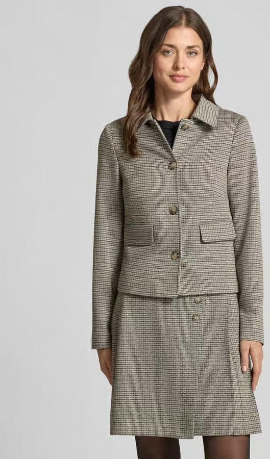 MORE & MORE Slim Fit blazer met klepzakken - Foto 3