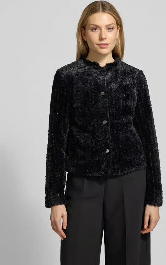 MORE & MORE Slim Fit blazer met opgestikte zakken - Foto 3