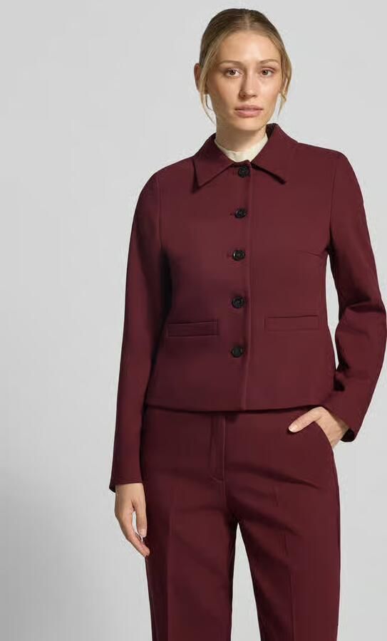 MORE & MORE Slim fit blazer met paspelzakken - Foto 3