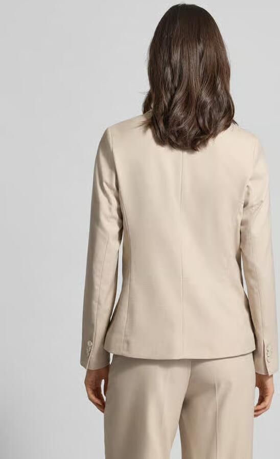 MORE & MORE Slim fit blazer met reverskraag en paspelzakken - Foto 2