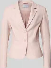 MORE & MORE Slim fit blazer met reverskraag